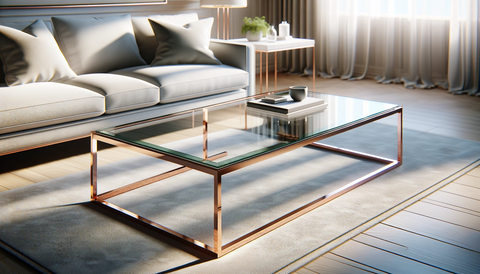 SleekGlass Modern Coffee Table